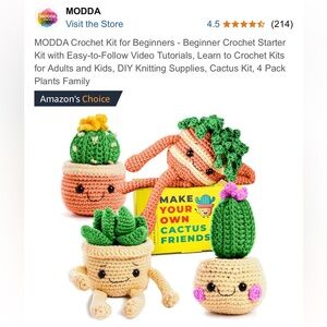 MODDA Crochet Kit for Beginners
